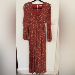 Miami Floral Boho Maxi Dress